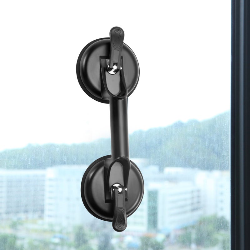 FCHO Glass Suction Cups Heavy Duty Aluminum Handle Glass Holder Hooks to Lift Large Glass/Moving Glass/Pad for Lifting/Dent Fixer - Image 5